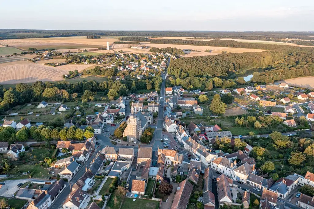 La Ville-aux-Clercs vue du ciel